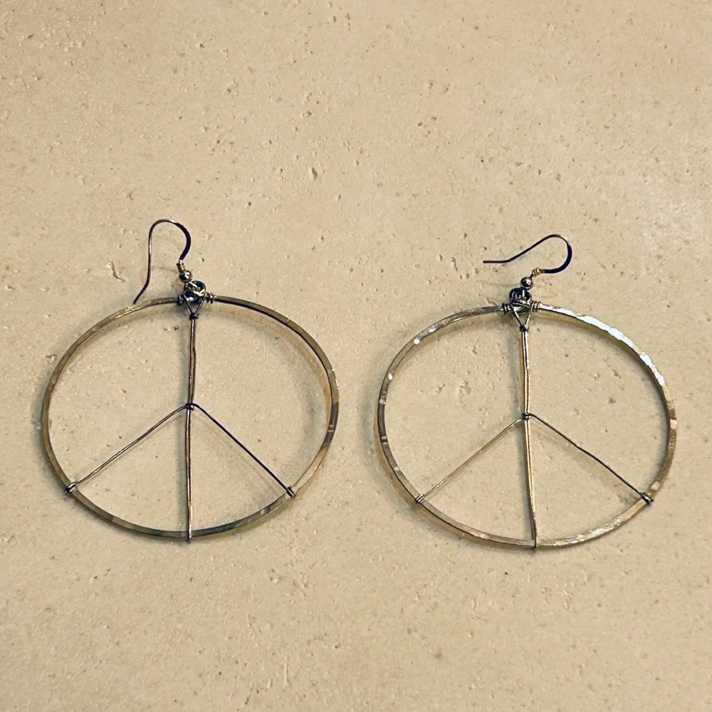 Peace Sign Earrings